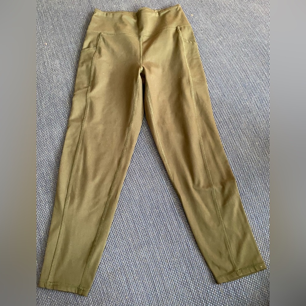 Balance Collection Olive Green Leggings